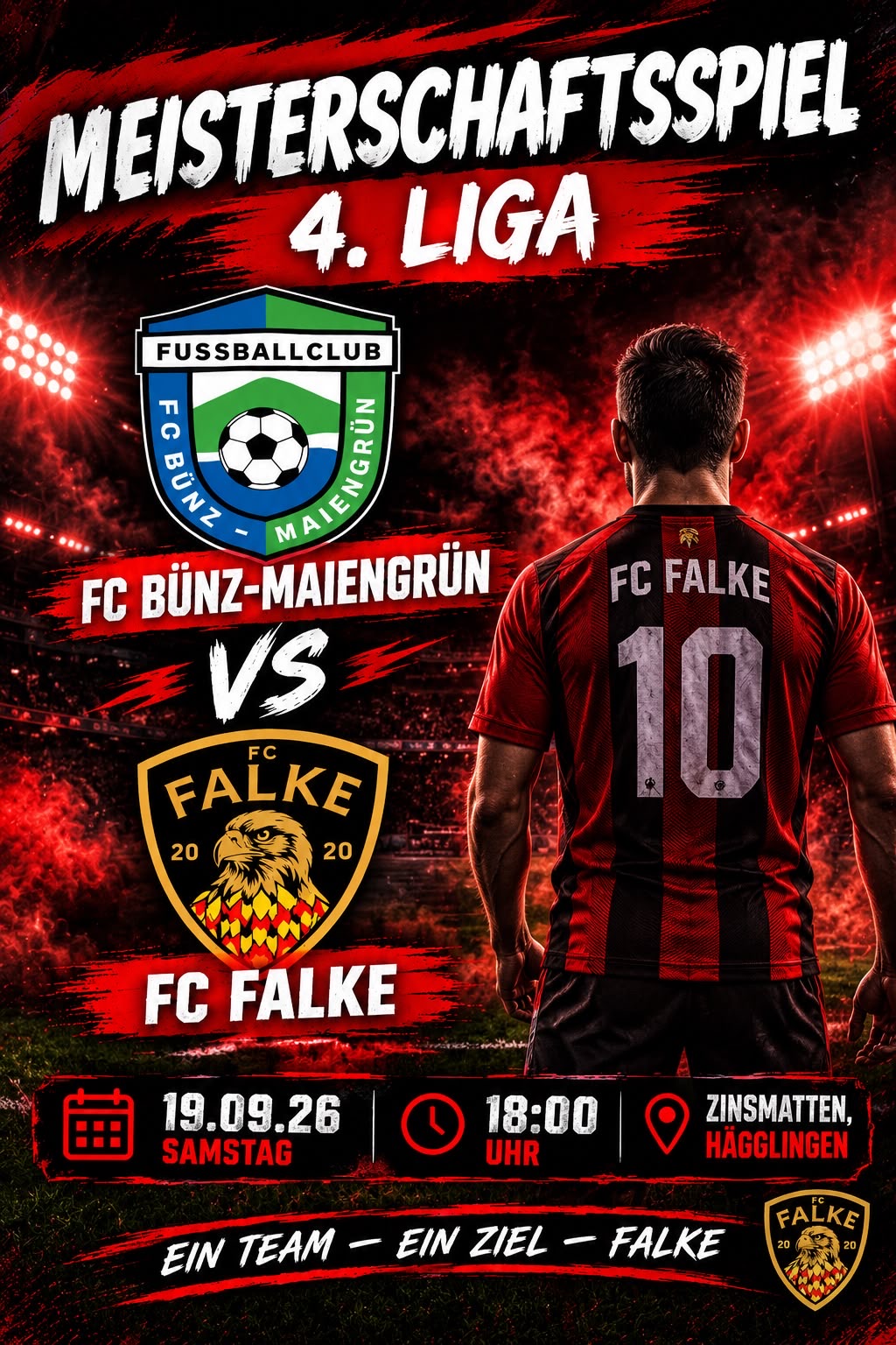 FC Bünz-Maiengrün gegen FC Falke Lupfig